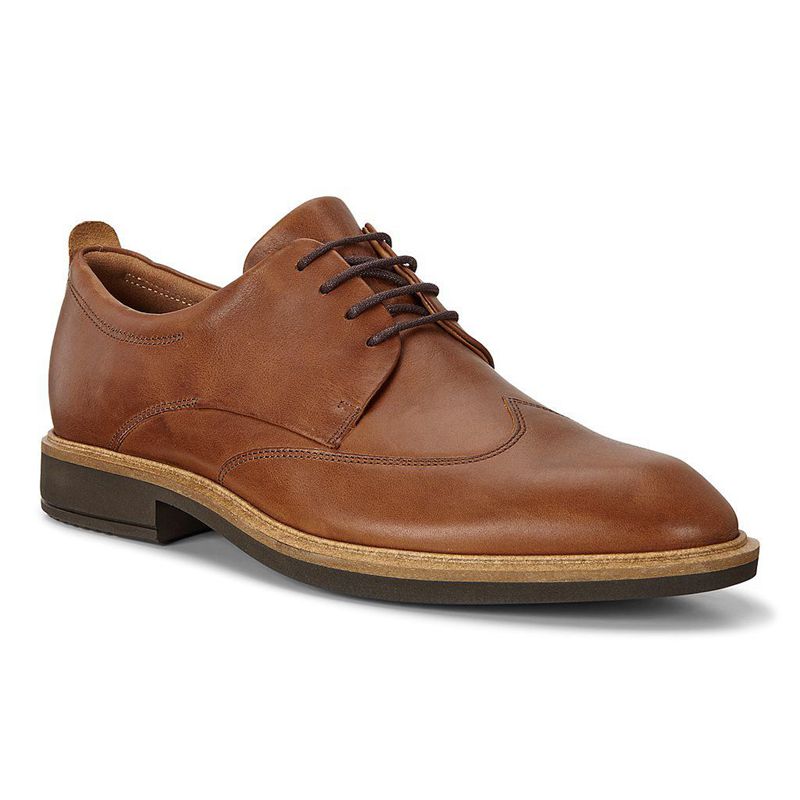 Men Business Ecco Vitrus Ii - Derby Brown - India CTUPYI670